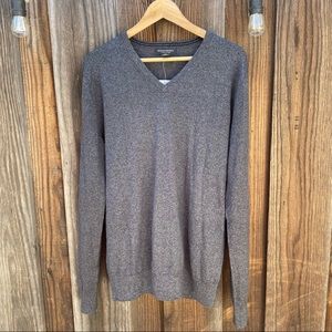 NWT Banana Republic Silk Cotton Cashmere V-Neck Sweater Large Tall